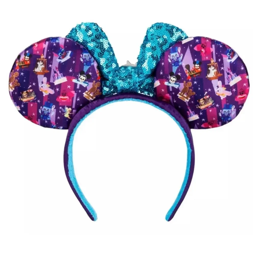 Disney Parks Joey Chou Icons Attractions Tinkerbell Ears NWT